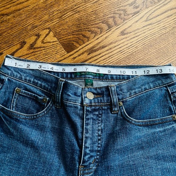 LRL Lauren Ralph Lauren Classic Straight Jeans Sz 4 Medium Wash - Picture 7 of 14